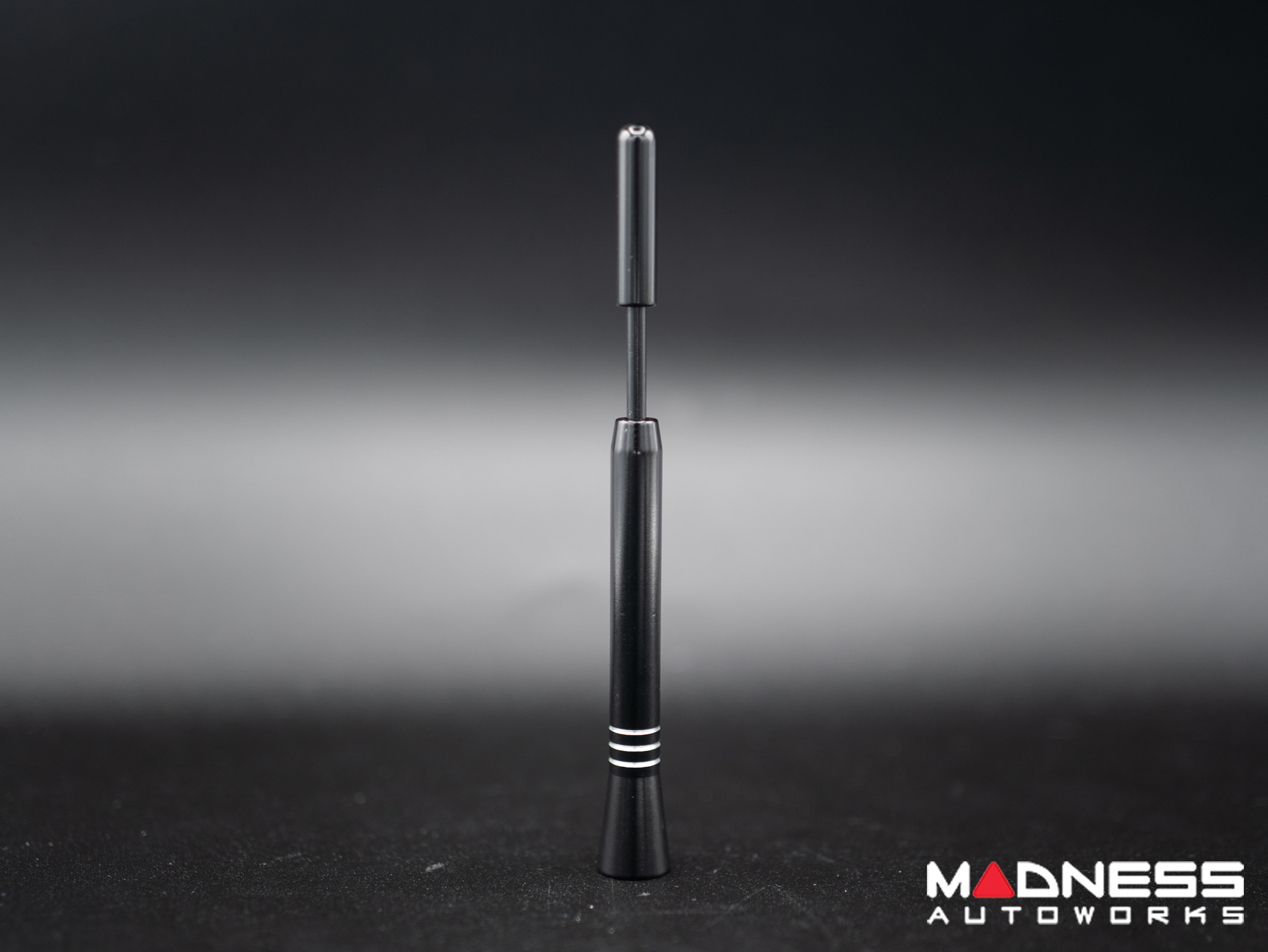 smart fortwo Antenna (Short / Stubby) Sport Black w/ Silver rings